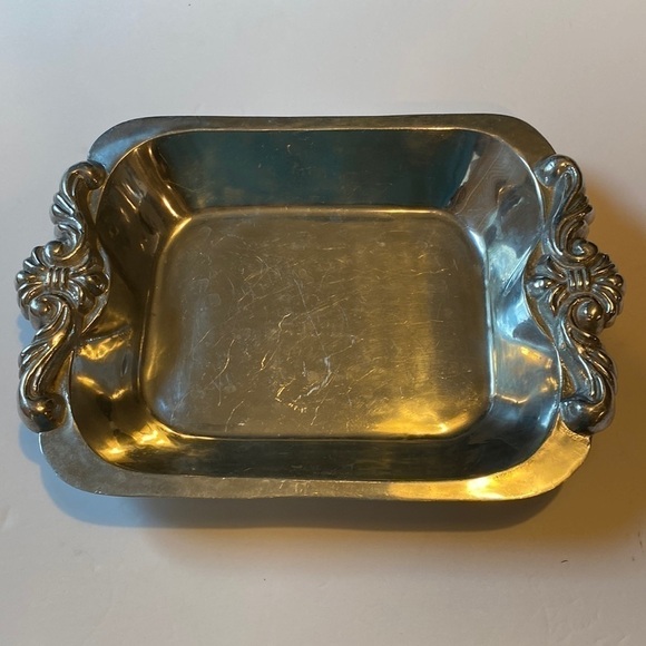Pewter serving tray 3605 - Picture 1 of 9